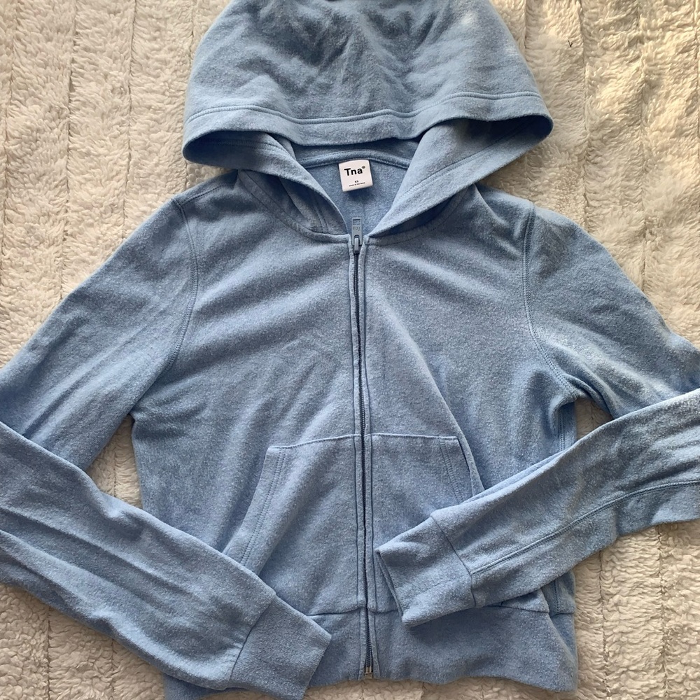 TNA Ribbed zip-up hoodie